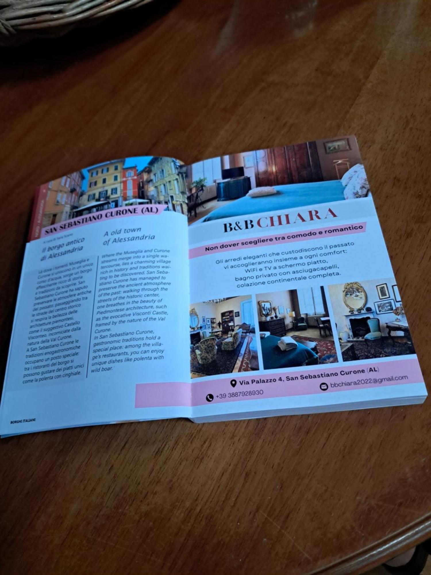 Bed & Breakfast Chiara San Sebastiano Curone エクステリア 写真